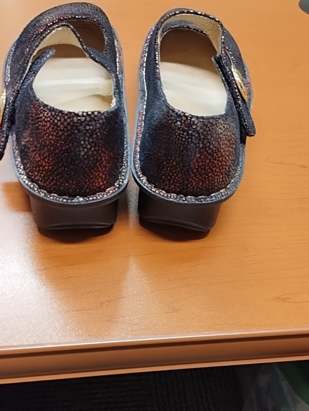 Alegria Paloma Mary Jane  in Multicolor Metallic Pebble - Picture 4 of 9
